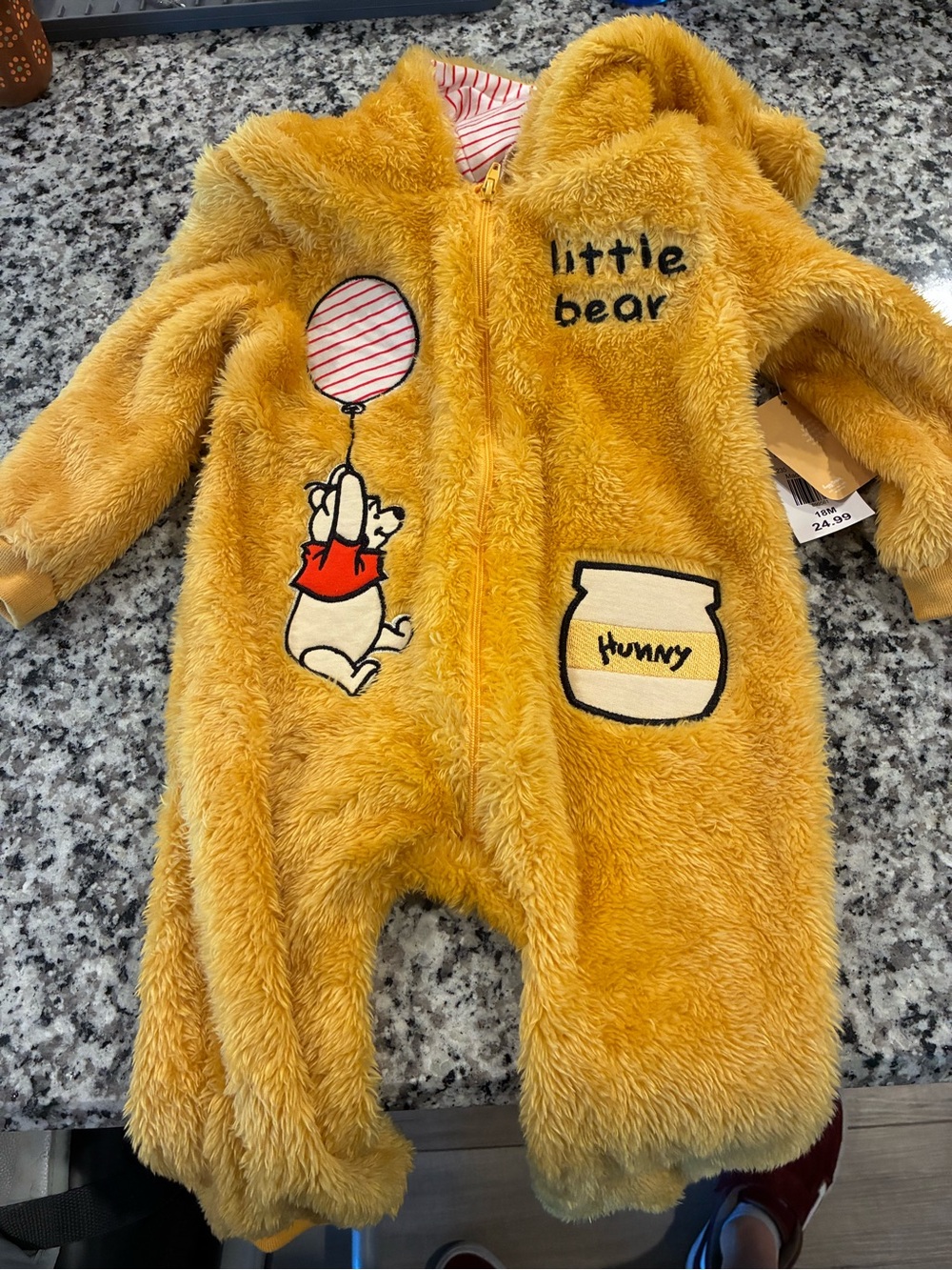 Winnie The Pooh Fleece Zip Up